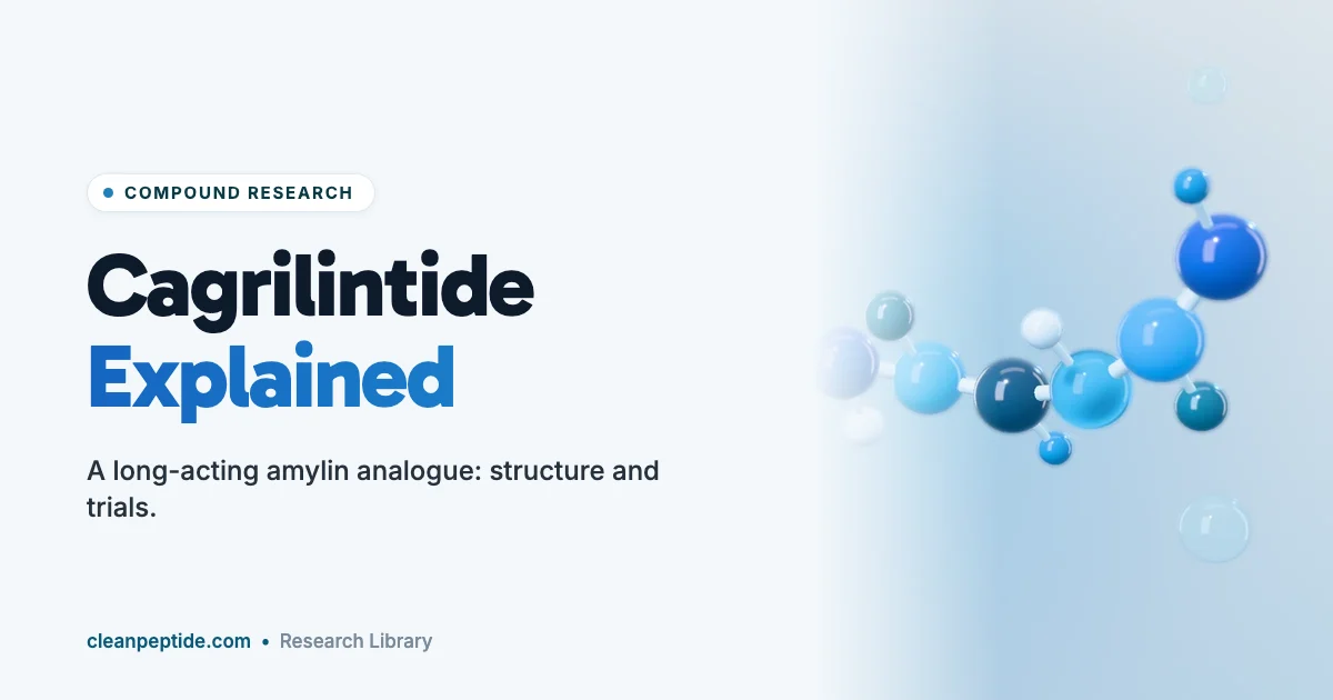 Cagrilintide: The Long-Acting Amylin Analogue, Its Structure and Research