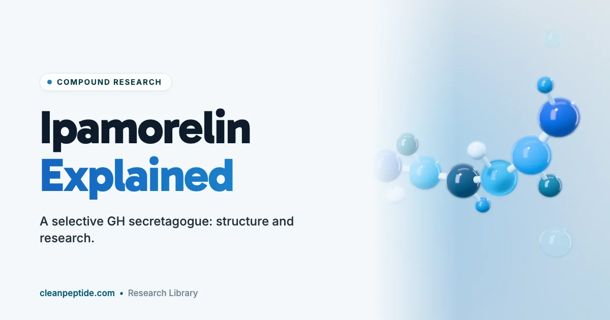 Ipamorelin: The Selective GH Secretagogue, Its Structure and Research