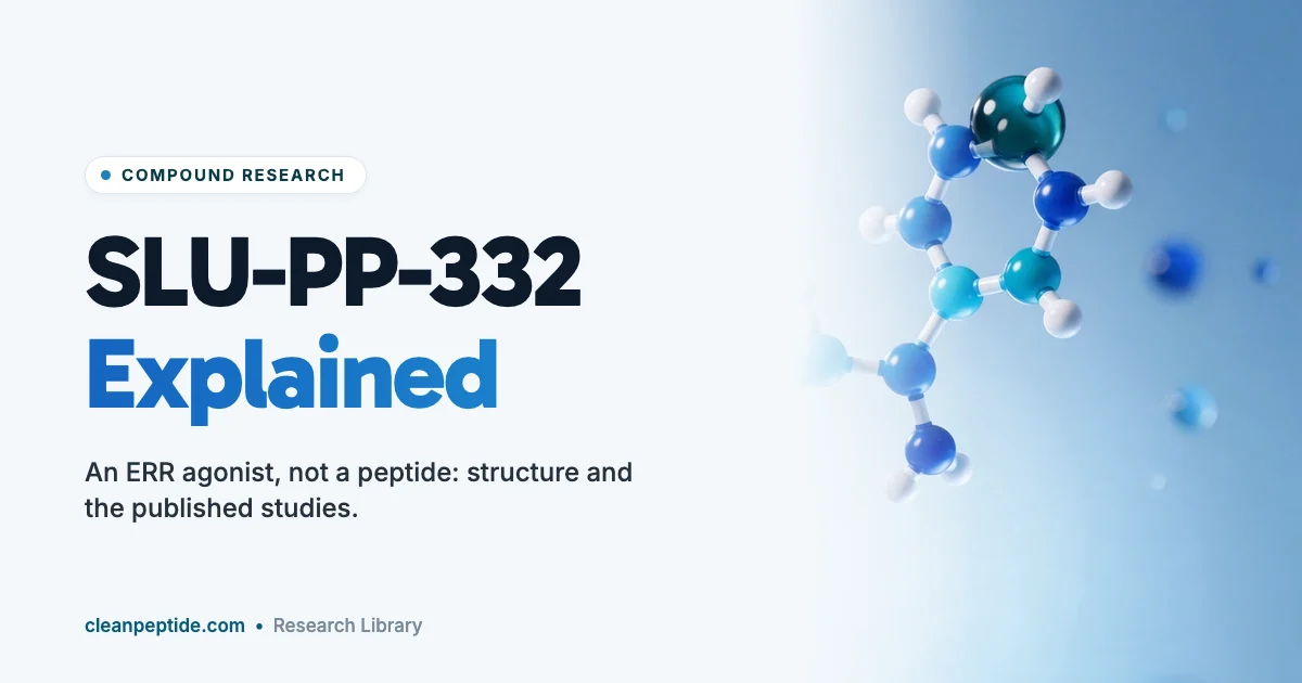 SLU-PP-332: What It Is, Structure and Published Research
