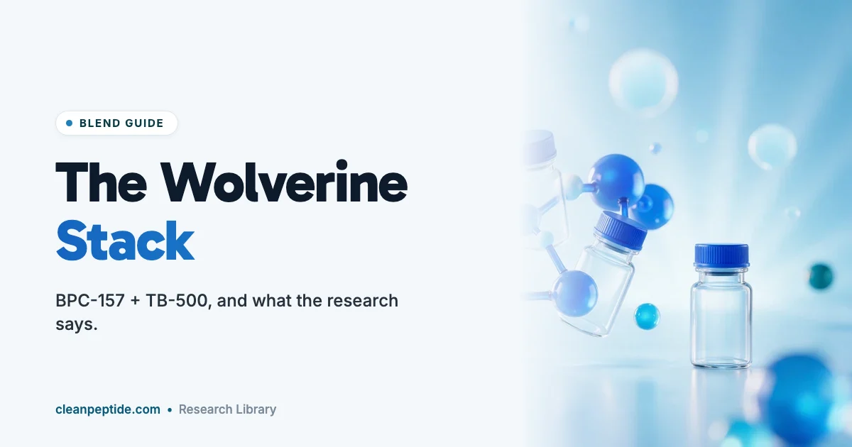 The Wolverine Stack: BPC-157 and TB-500, and What the Research Says