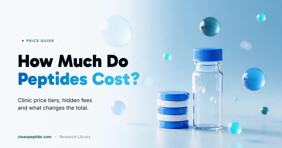 How Much Do Peptides Cost? 2026 Research Peptide Price Guide