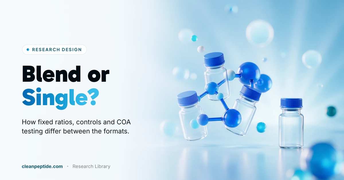 Peptide Blends vs Single Peptides: A Side-by-Side Comparison